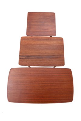 Danish Modern Teak Nesting Tables, 1960s, Set of 3-NIX-1773654