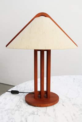 Danish Modern Teak Table Lamp from Domus, 1970s-FJP-2041972