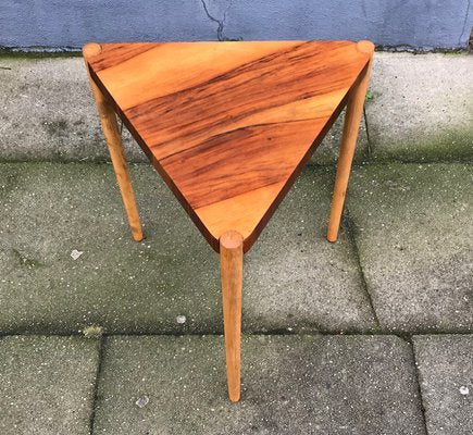 Danish Modern Walnut & Oak Side Table by Edmund Jørgensen, 1960s-LCR-574878