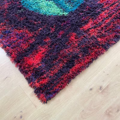 Danish Modern Wool Rya Denmark No 2 Rug Tapestry by Hojer Export Wilton, 1960s-QZ-1345700