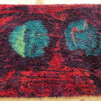 Danish Modern Wool Rya Denmark No 2 Rug Tapestry by Hojer Export Wilton, 1960s-QZ-1345700