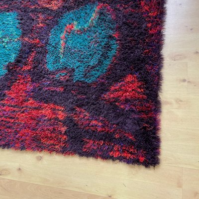 Danish Modern Wool Rya Denmark No 2 Rug Tapestry by Hojer Export Wilton, 1960s-QZ-1345700