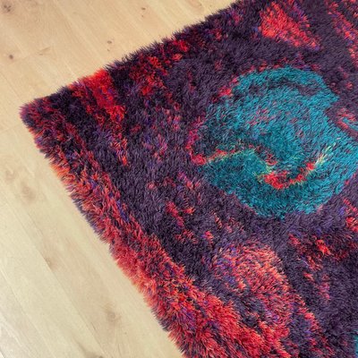 Danish Modern Wool Rya Denmark No 2 Rug Tapestry by Hojer Export Wilton, 1960s-QZ-1345700