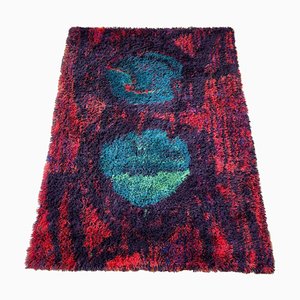 Danish Modern Wool Rya Denmark No 2 Rug Tapestry by Hojer Export Wilton, 1960s-QZ-1345700