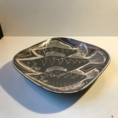 Danish Modernist Ceramic Centerpiece Bowl by Eva & Johannes Andersen, 1960s-LCR-898197