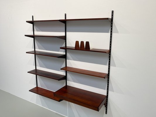 Danish Modular 2-Bay Wall Unit in Rosewood by Kai Kristiansen for FM, 1960s, Set of 15-WIX-1745437