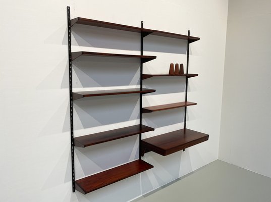 Danish Modular 2-Bay Wall Unit in Rosewood by Kai Kristiansen for FM, 1960s, Set of 15-WIX-1745437