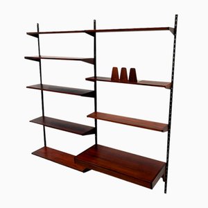 Danish Modular 2-Bay Wall Unit in Rosewood by Kai Kristiansen for FM, 1960s, Set of 15-WIX-1745437