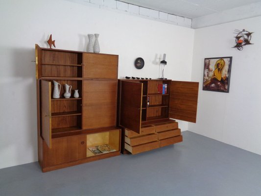 Danish Modular Cabinet System, 1960s, Set of 5-RDW-894402