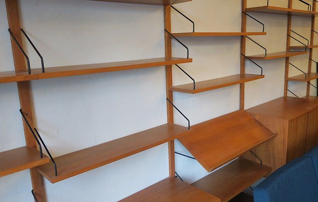 Danish Modular Teak Extensive Shelf System by Poul Cadovius for Cado Royal, 1950s-ED-2040568