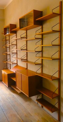 Danish Modular Teak Extensive Shelf System by Poul Cadovius for Cado Royal, 1950s-ED-2040568