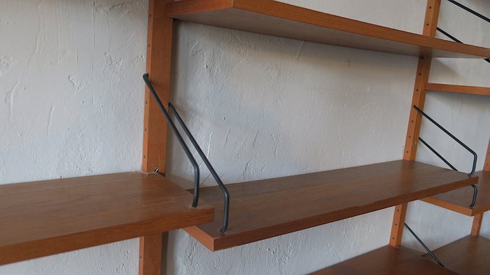 Danish Modular Teak Extensive Shelf System by Poul Cadovius for Cado Royal, 1950s-ED-2040568