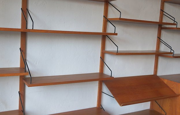 Danish Modular Teak Extensive Shelf System by Poul Cadovius for Cado Royal, 1950s-ED-2040568