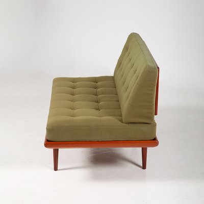 Danish Moss Green Fabric and Teak Minerva Daybed by Peter Hvidt & Orla Mølgaard-Nielsen for France & Daverkosen, 1960s-QVY-1076243