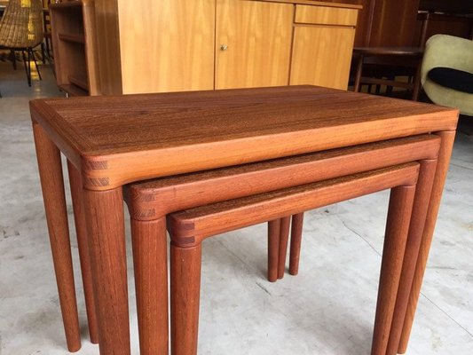 Danish Nesting Tables from Bramin, 1950s, Set of 3-WSA-831338