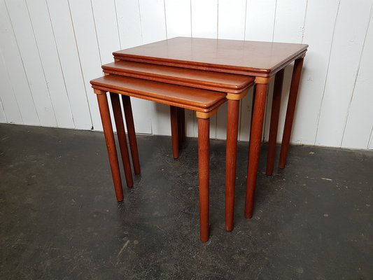 Danish Nesting Tables from Furniture Factories, 1960s, Set of 3-YFS-1421547