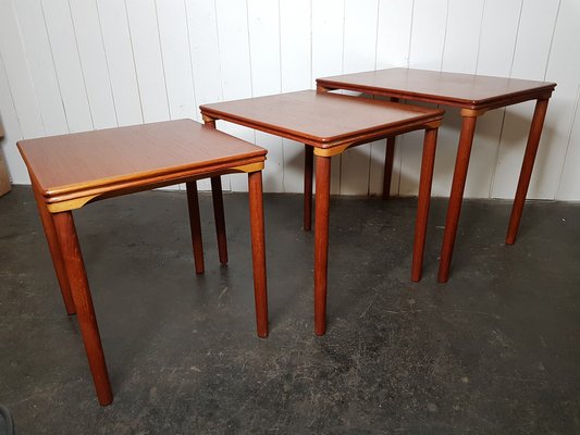 Danish Nesting Tables from Furniture Factories, 1960s, Set of 3-YFS-1421547