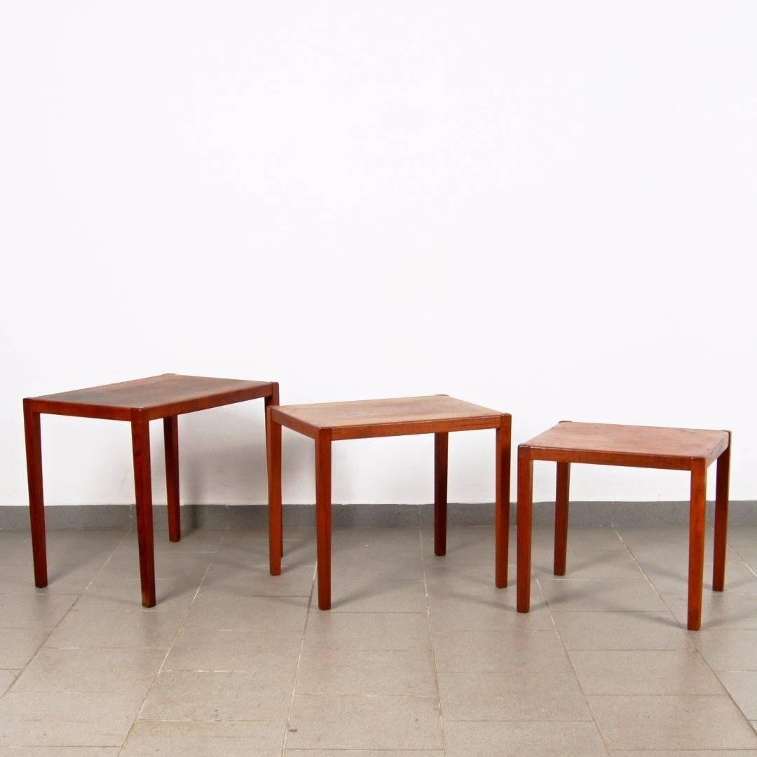 Danish Nesting Tables from Sika Møbler, 1960s-TZ-592080