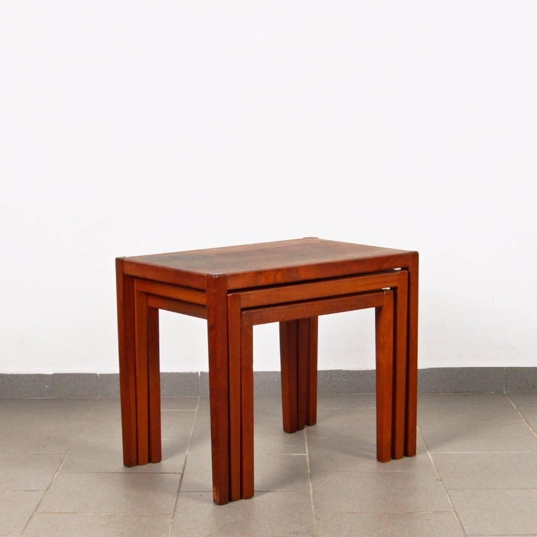 Danish Nesting Tables from Sika Møbler, 1960s-TZ-592080