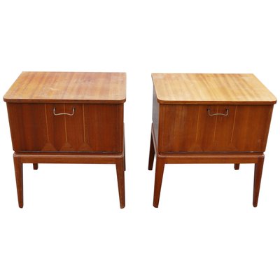 Danish Nightstands, 1930s, Set of 2-MXB-1239996