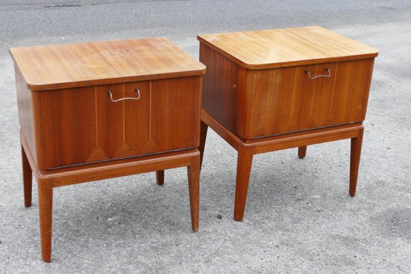 Danish Nightstands, 1930s, Set of 2-MXB-1239996