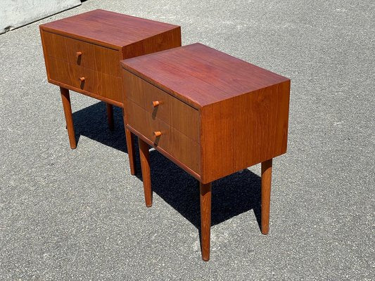 Danish Nightstands in Teak, 1960s, Set of 2-MXB-1318415