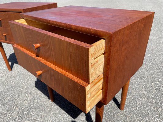 Danish Nightstands in Teak, 1960s, Set of 2-MXB-1318415