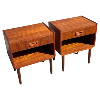 Danish Nightstands in Teak, 1967, Set of 2-MXB-1393071