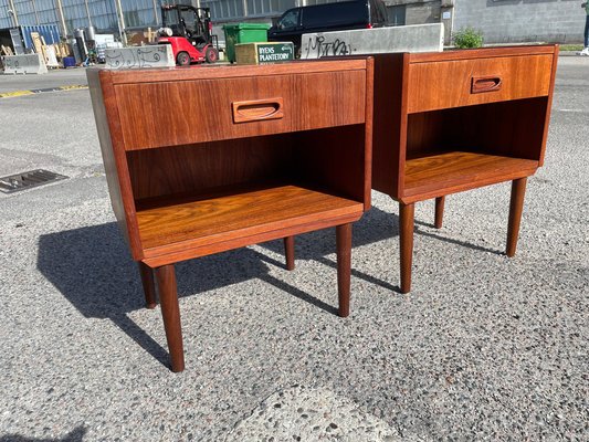 Danish Nightstands in Teak, 1967, Set of 2-MXB-1393071