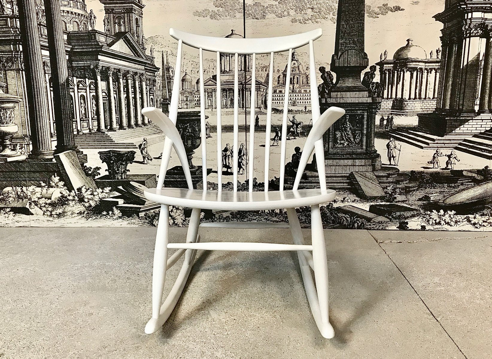 Danish No.3 Rocking Chair by Illum Wikkelsø for Niels Eilersen, 1950s