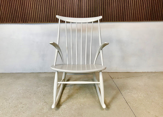 Danish No.3 Rocking Chair by Illum Wikkelsø for Niels Eilersen, 1950s