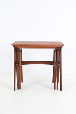 Danish No. 40 Teak Nesting Tables by Erling Torvits for Heltborg Møbler, 1960s, Set of 3-NIX-1804701