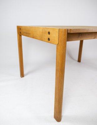 Danish Oak and Cork Dining Table, 1970s-UY-885250