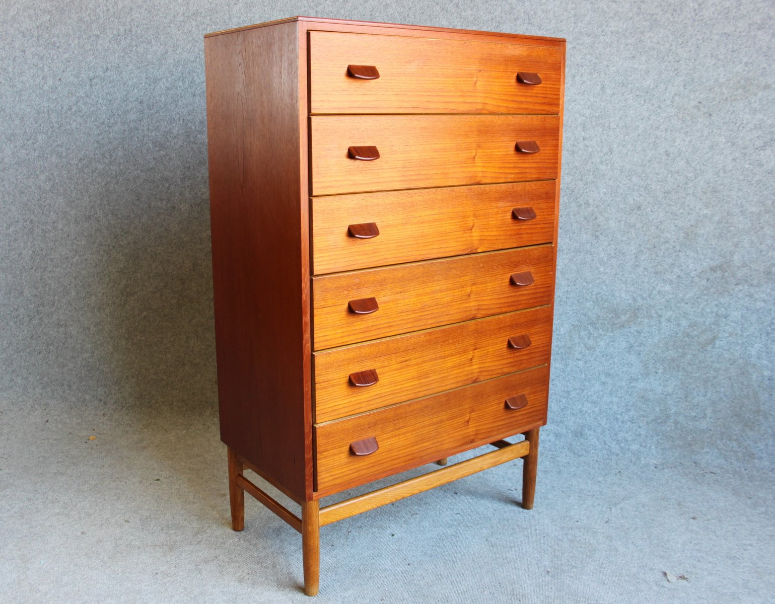 Danish Oak and Teak Dresser by Poul Volther for FDB, 1950s