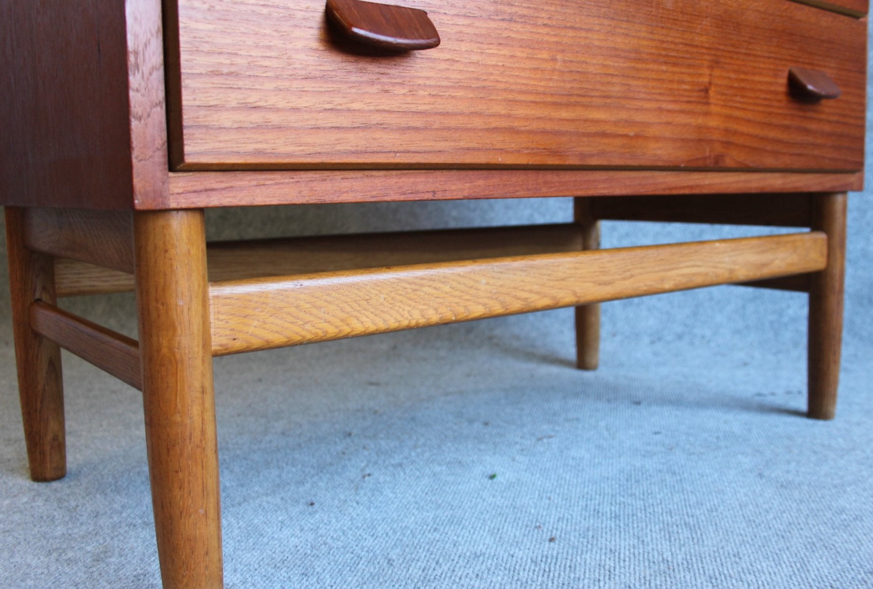 Danish Oak and Teak Dresser by Poul Volther for FDB, 1950s