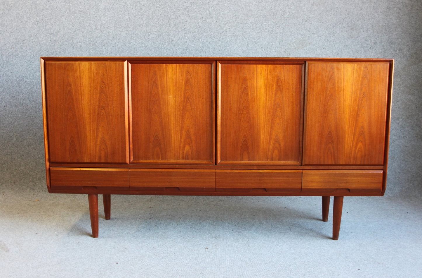 Danish Oak and Teak Sideboard by Henning Kjærnulf for Vejle Mobelfabrik, 1960s