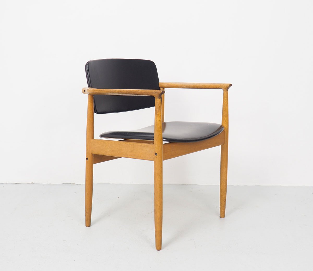 Danish Oak Armchair by P. E. Jorgensen for Farso, 1960s