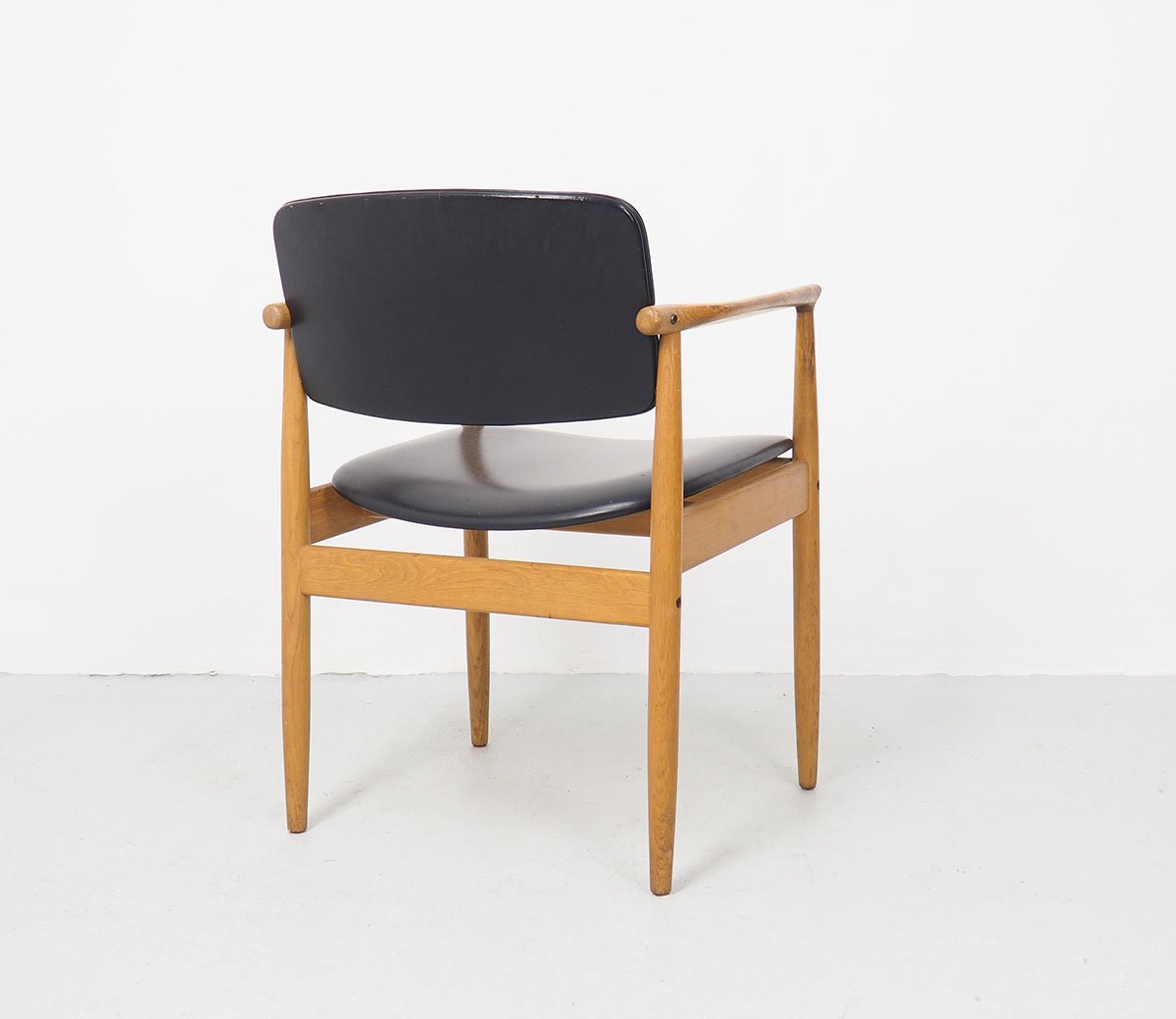 Danish Oak Armchair by P. E. Jorgensen for Farso, 1960s