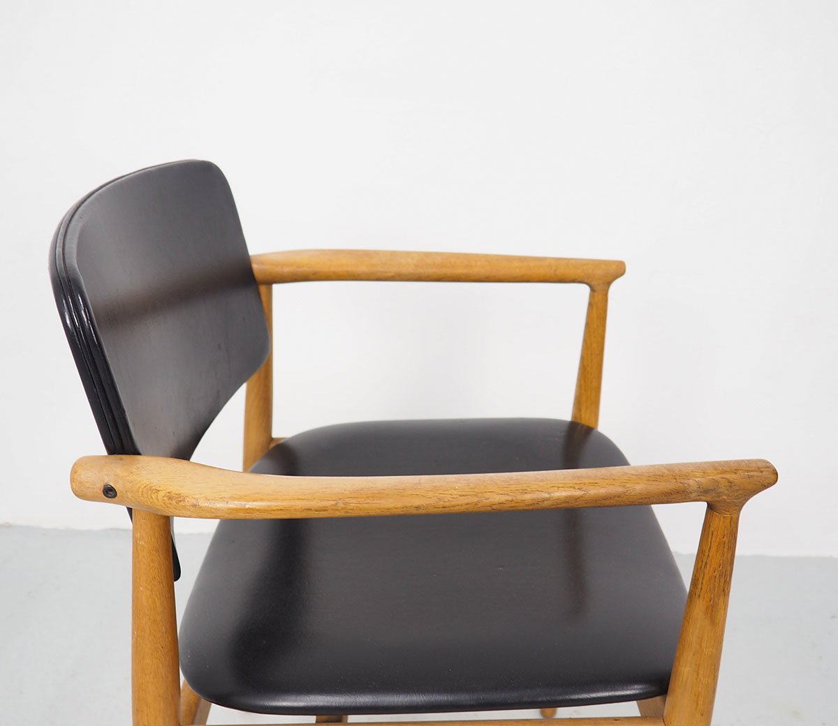 Danish Oak Armchair by P. E. Jorgensen for Farso, 1960s