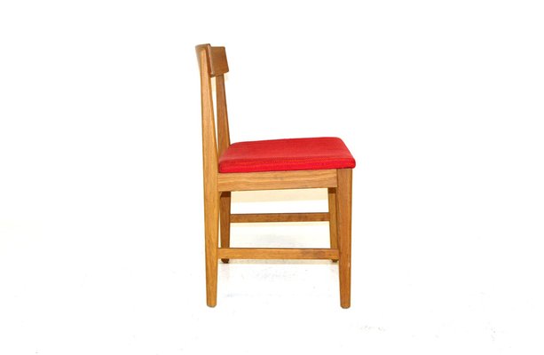 Danish Oak Chairs, 1960s, Set of 4-GEK-1094693