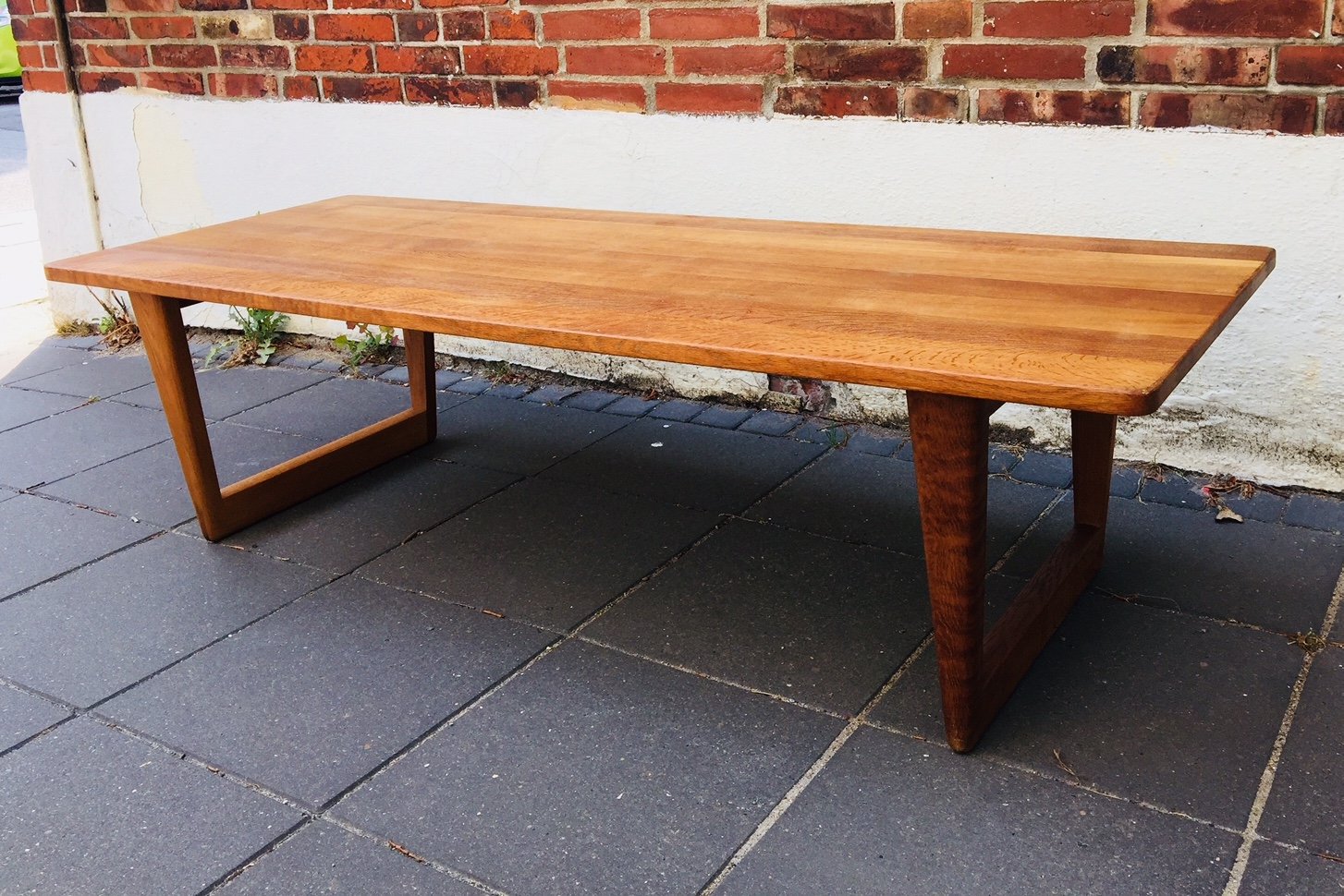 Danish Oak Coffee Table by Børge Mogensen for Fredericia, 1960s