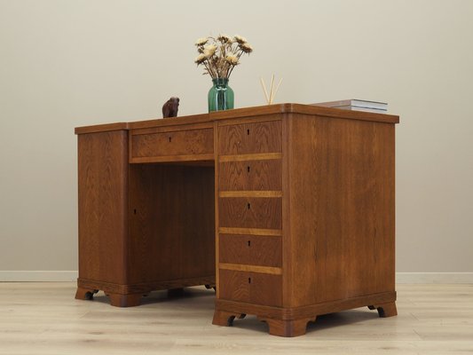 Danish Oak Desk, 1960s-VND-1823481