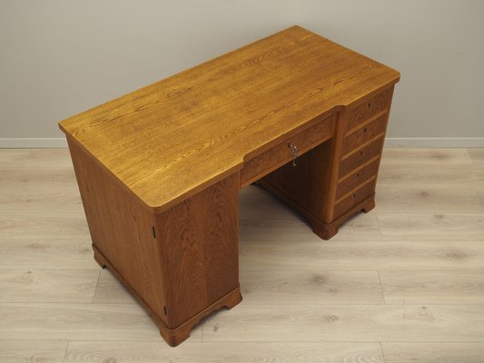 Danish Oak Desk, 1960s-VND-1823481