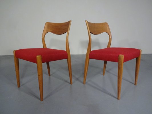 Danish Oak Dining Chairs, 1960s, Set of 2-RDW-614399