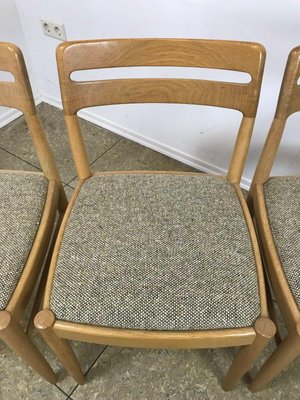 Danish Oak Dining Chairs by H.W Small for Bramin, Set of 4-EJL-1073382