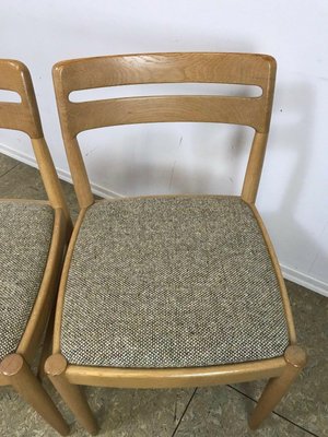 Danish Oak Dining Chairs by H.W Small for Bramin, Set of 4-EJL-1073382