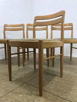 Danish Oak Dining Chairs by H.W Small for Bramin, Set of 4-EJL-1073382