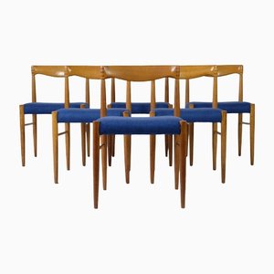 Danish Oak Dining Chairs by Henry Walter Klein for Bramin, 1960s, Set of 6-ETX-1341961