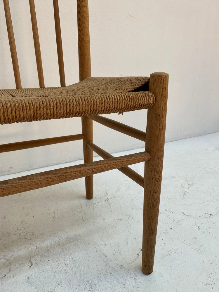 Danish Oak Dining Chairs by Jørgen Bækmark for FDB, 1950s, Set of 6