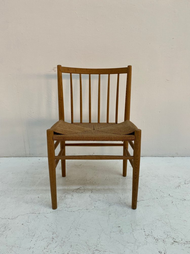 Danish Oak Dining Chairs by Jørgen Bækmark for FDB, 1950s, Set of 6